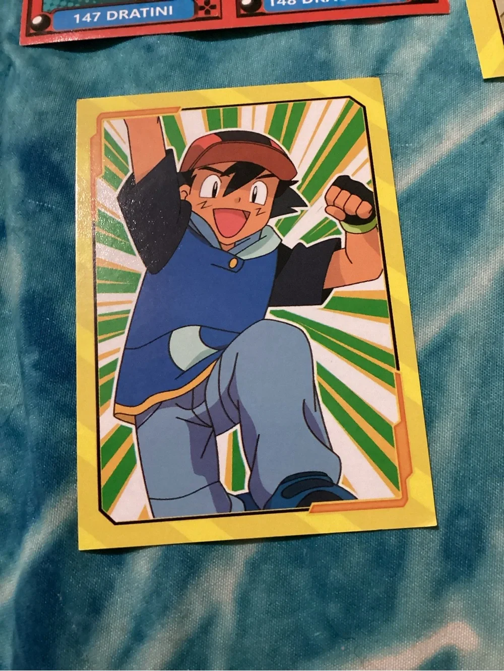 7 piece Pokémon sticker set featuring ash!